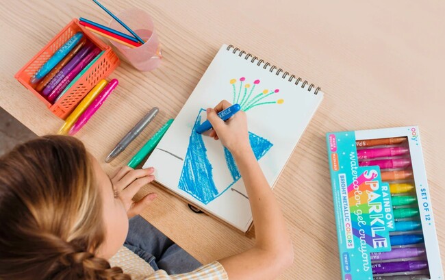 Rainbow Sparkle Watercolo