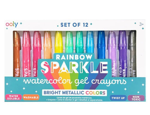Rainbow Sparkle Watercolo