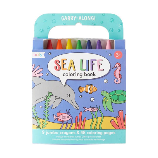 Sea Life Carry Color Book