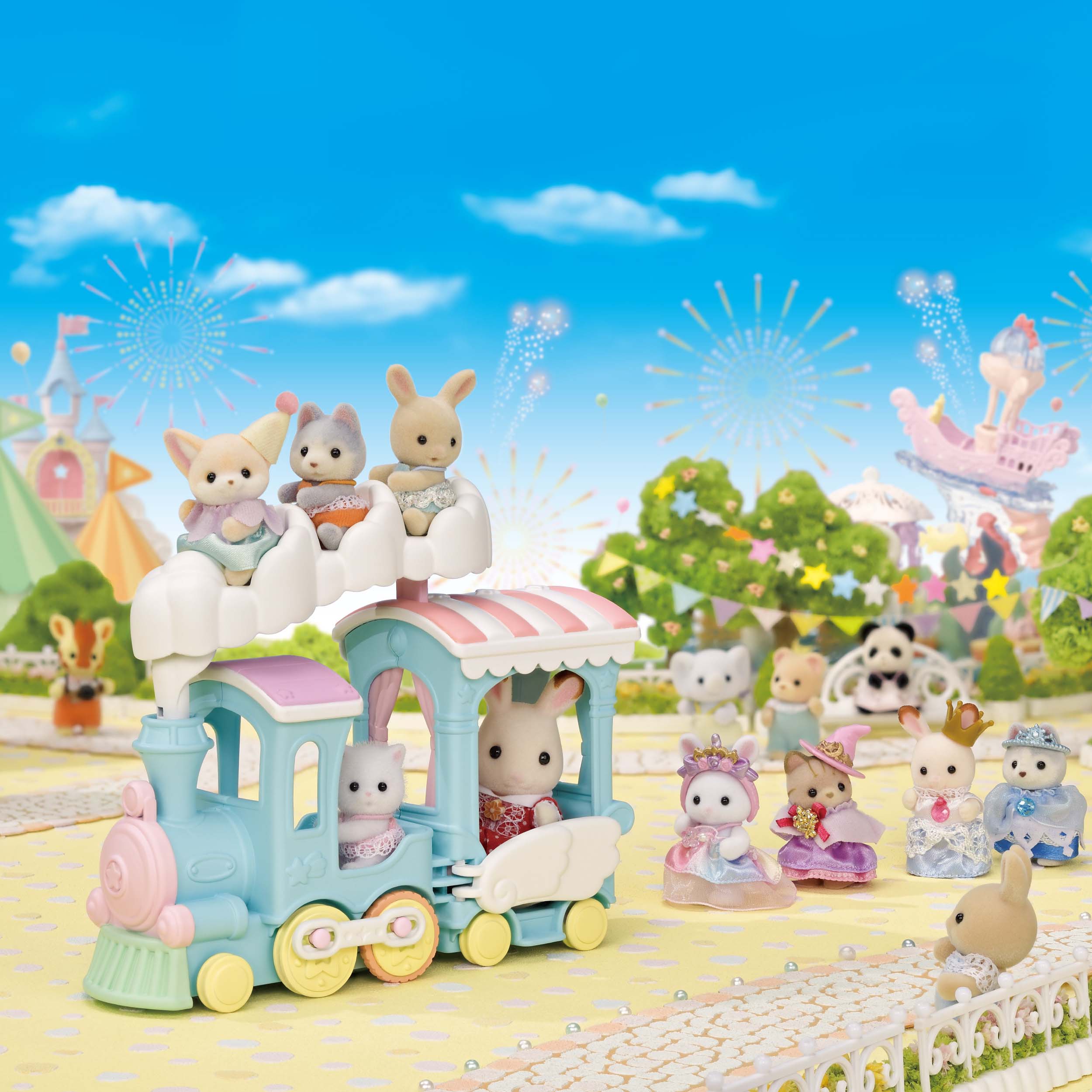 Calico Critters Floating Cloud Rainbow