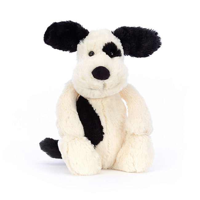 Bashful Blk Cream Puppy L