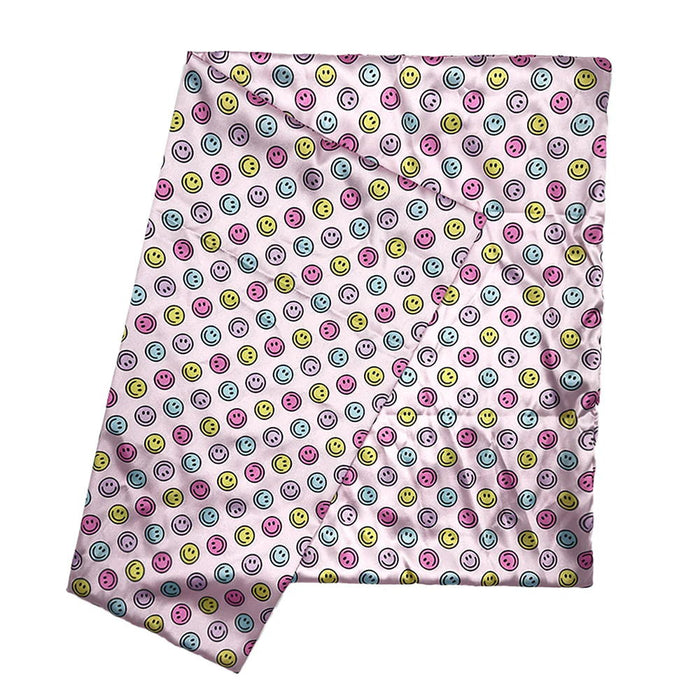 Satin Smiley Pillowcase