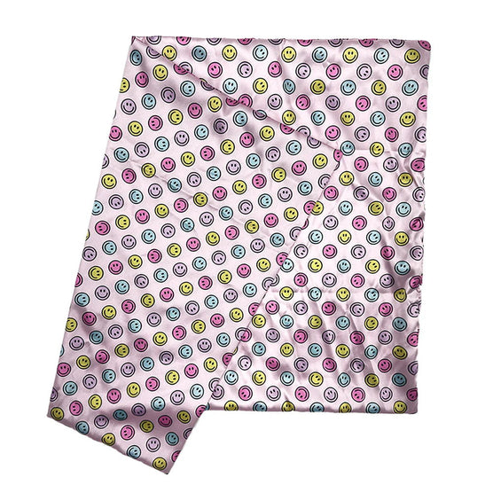 Satin Smiley Pillowcase