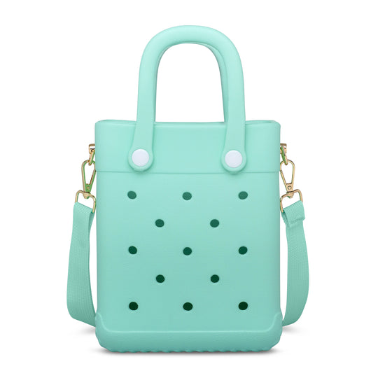 Mint Green Charm Tote