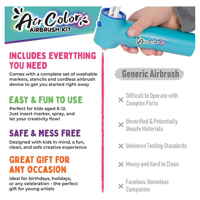 Aircolor Airbrush Kit