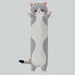 Long Grey Tabby Cat Pillow