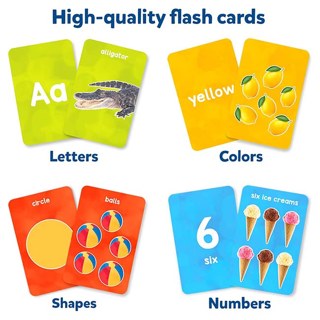 Skillmatics Letters Numbers Shapes Colors Flash Cards