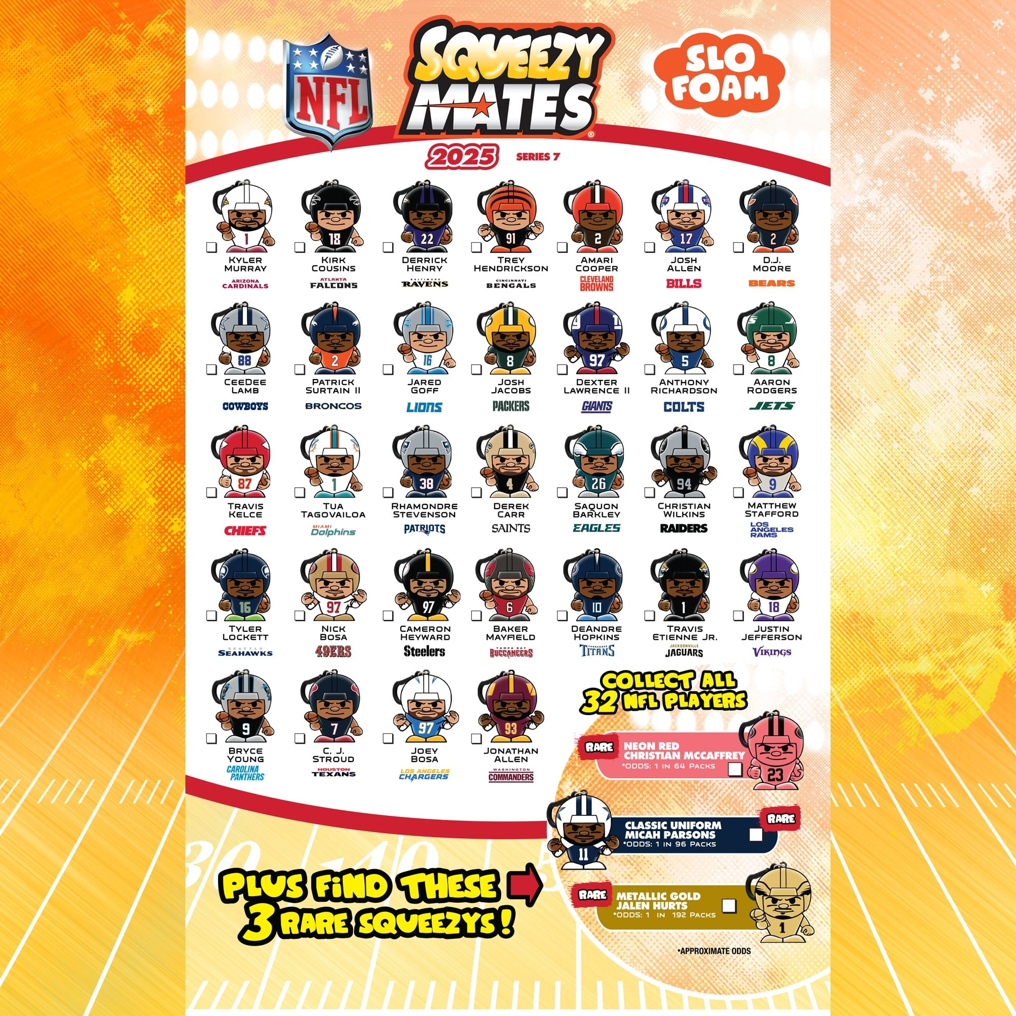 Squeezy Mates Gravity Nfl