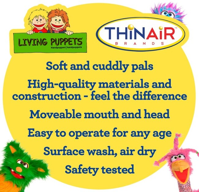 Spike Puppet Living Puppets Spike 14 Inch — Learning Express Gifts