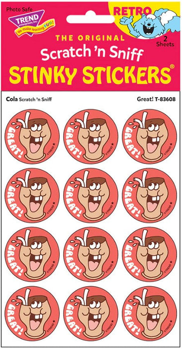 Great! Cola Scratch 'n Sniff Stinky Stickers®