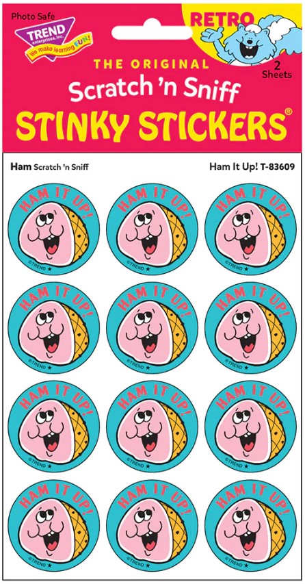 Ham IT Up! Ham Scratch 'n Sniff Stinky Stickers®