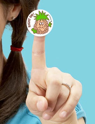 Right On! Pineapple Scratch 'n Sniff Stinky Stickers®