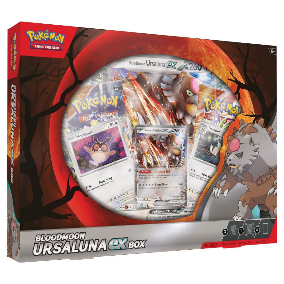 Pokémon Tcg: Bloodmoon Ursaluna Ex Box