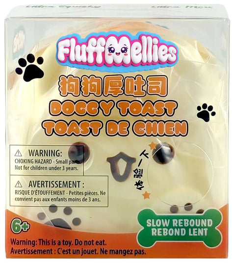 Fluffmellies Doggy Toast Squeezy Toy