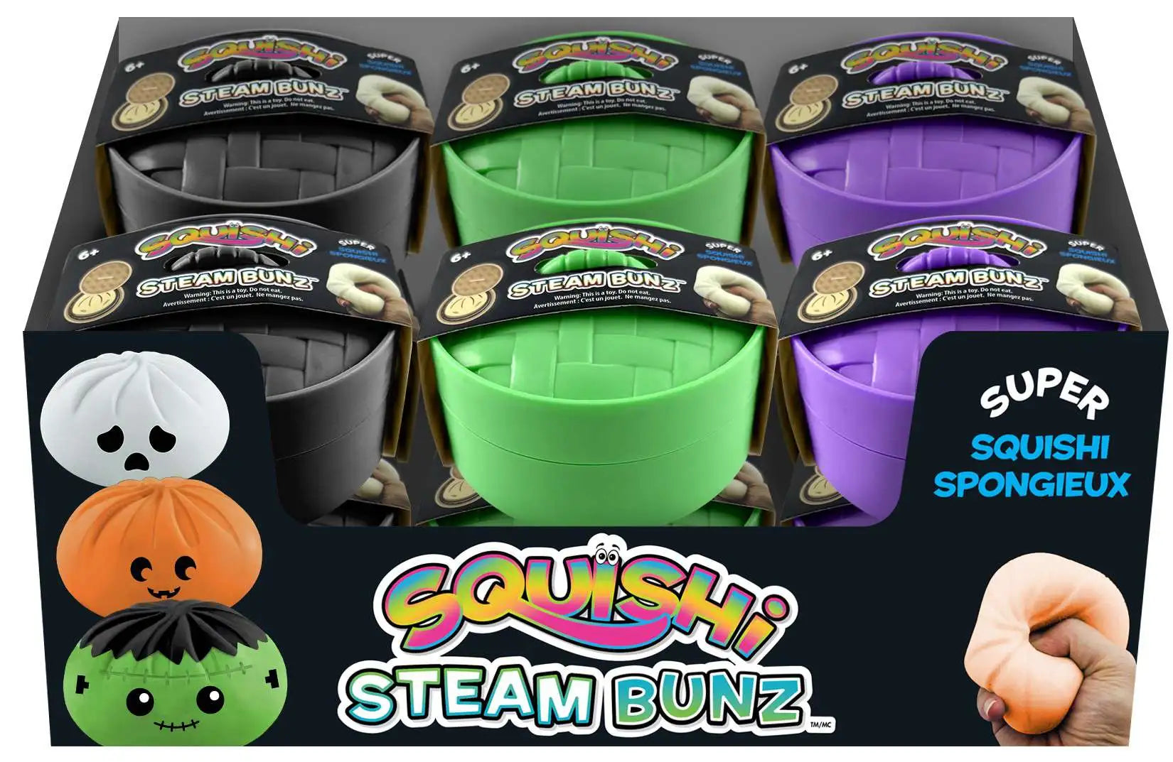 Incredible Group Halloween Steam Bunz Squishy Toy 1 Random