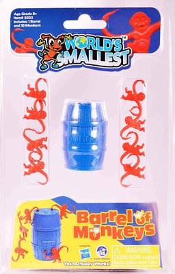 World's Smallest Barrel of Monkeys
