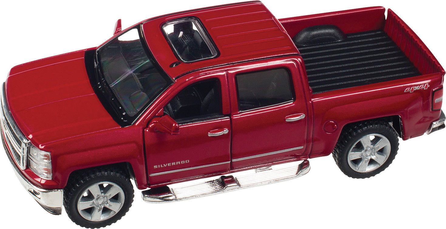 US Toy Company D/C Chevy Silverado Pull-Back Toy Truck