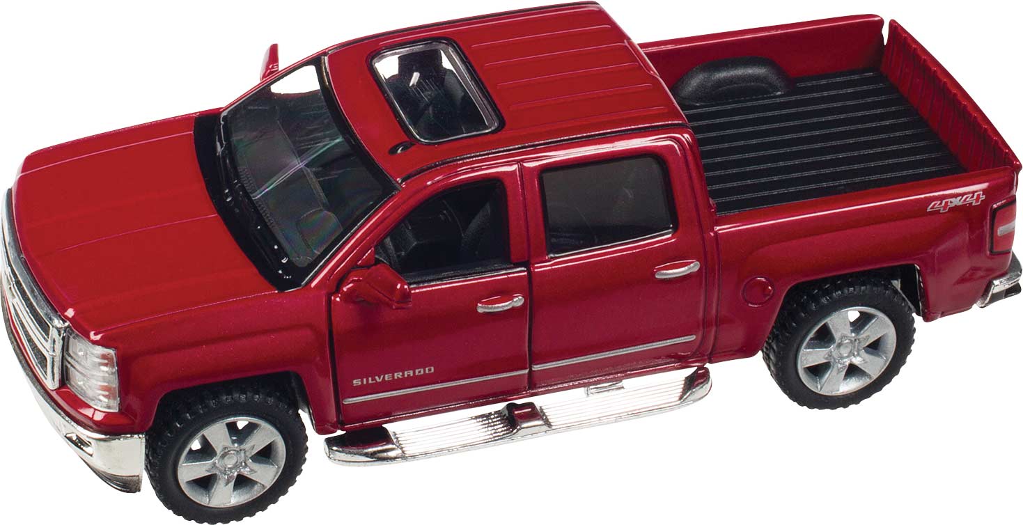 US Toy Company D/C Chevy Silverado Pull-Back Toy Truck
