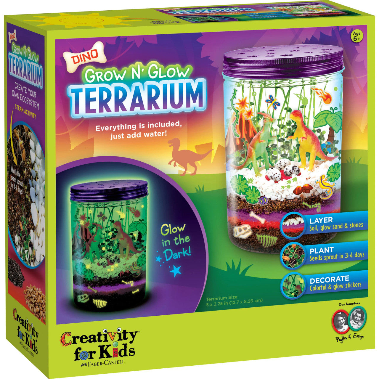 Grow and Glow Terrarium Dino