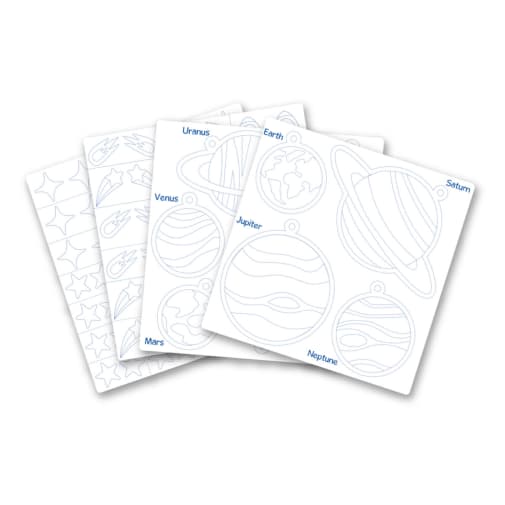 Skillmatics Kids Foil Fun Solar System Craft Kit