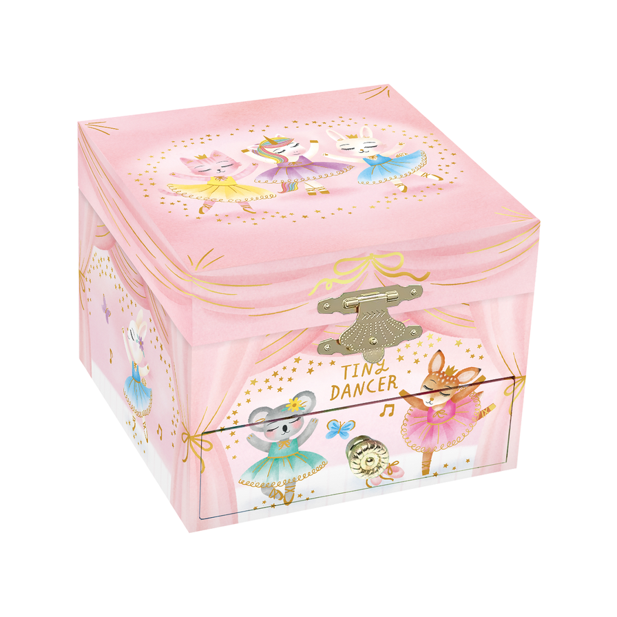 Animal Ballerina Musical Jewelry Box