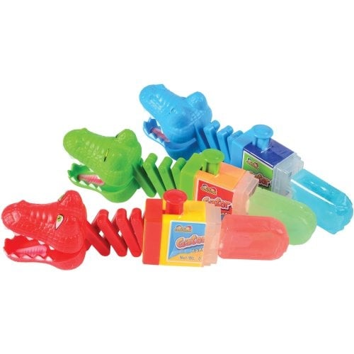 US Toy Gator Chomp Novelty with Lollipop Treat 12-Piece Set