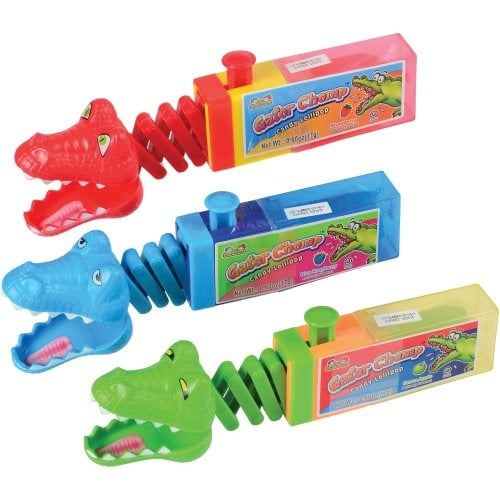 US Toy Gator Chomp Novelty with Lollipop Treat 12-Piece Set