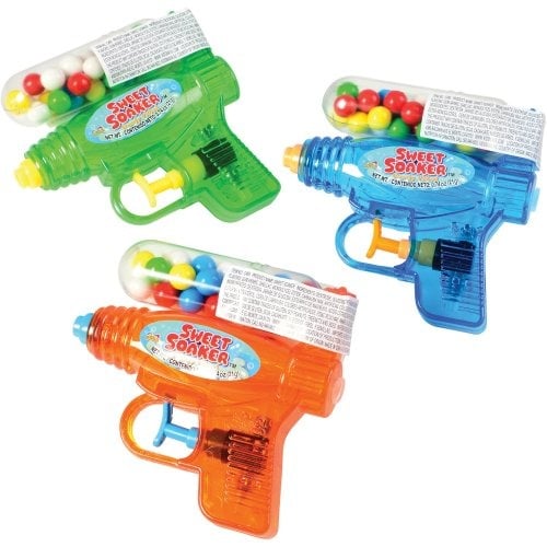 Sweet Soaker Candy Filled Water Gun Toy 12-Piece Assorted