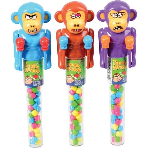 Punchy Monkey Toy and Candy Dispenser 12 Piece Set