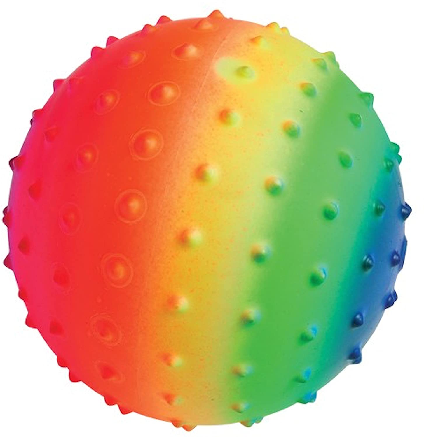 Rainbow Knobby Ball 8 in