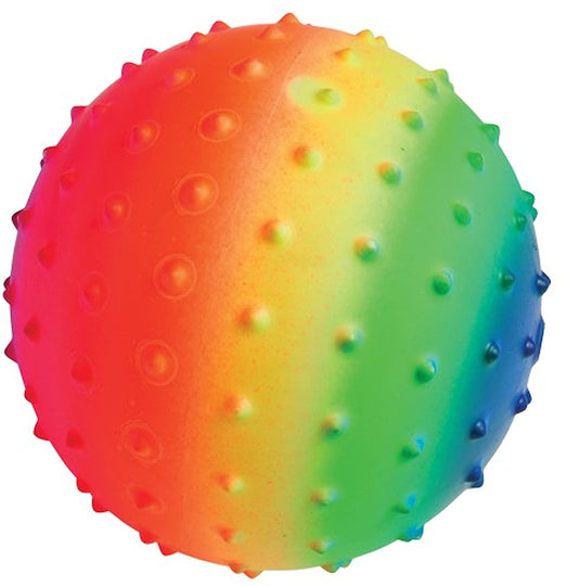 Rainbow Knobby Ball 8 in