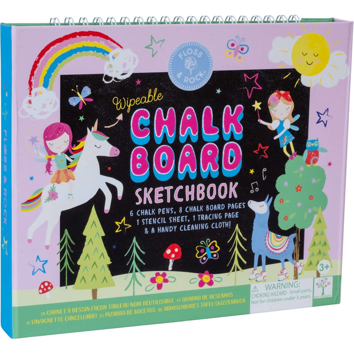 Floss & Rock Rainbow Fairy Chalkboard Sketchbook