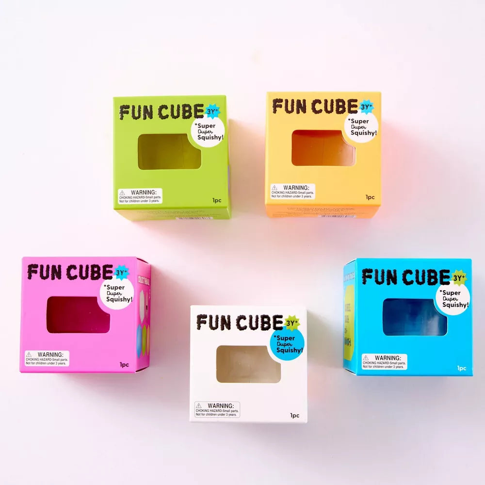 J'Adore Fun Cube Squishy Fidget Sensory Toy for Kids