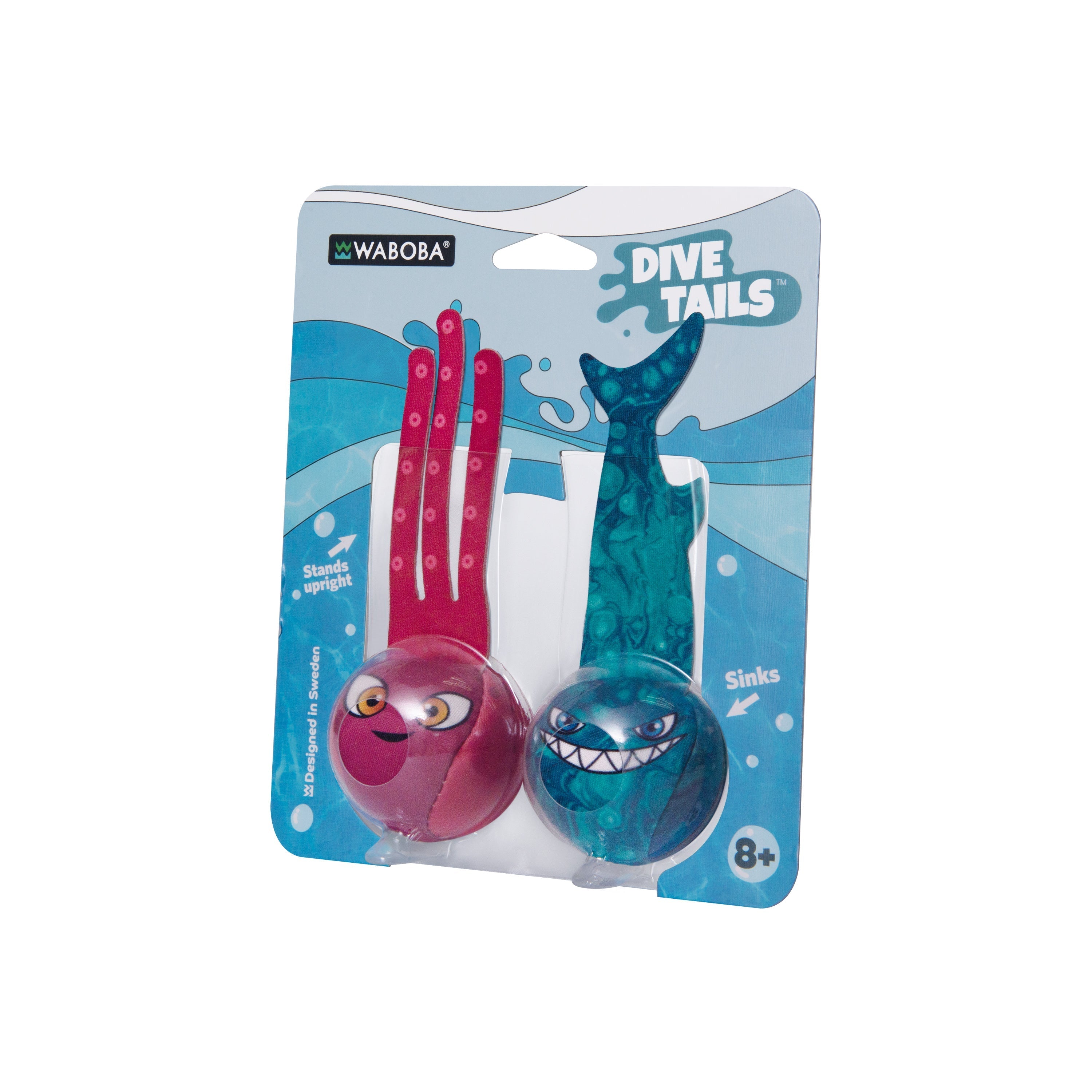 Waboba Dive Tails Sand-Filled Pool Diving Toy 2-Pack