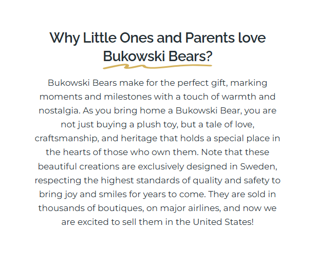 Bukowski Bears Baby Bunny -Strawberry