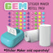 Hello Blink Sticker Maker Gem Accessory Pack