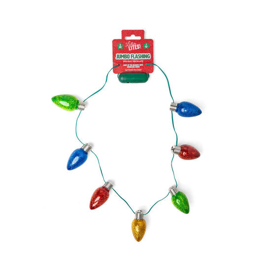 Lotsa LITES! Jumbo Flashing Holiday Necklace