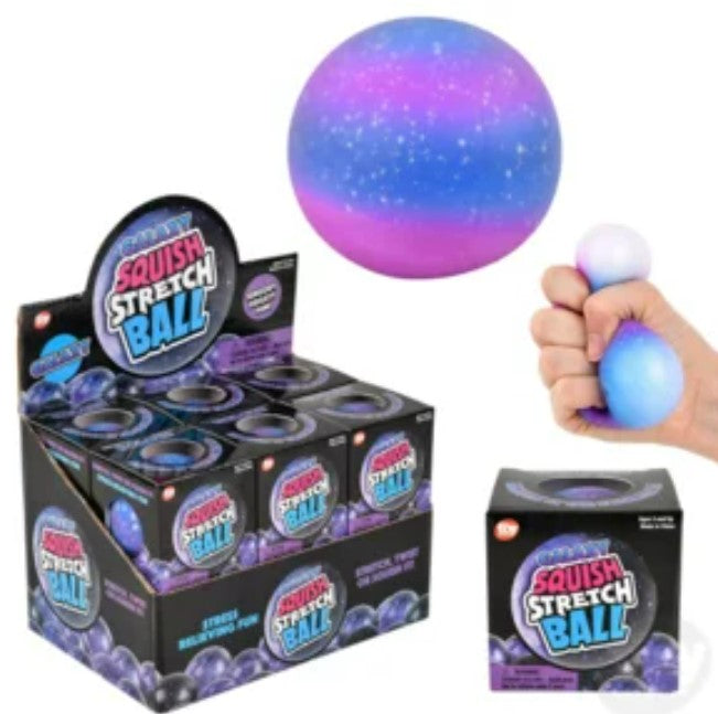 Squish and Stretch Galaxy Gummi Ball Fidget Toy
