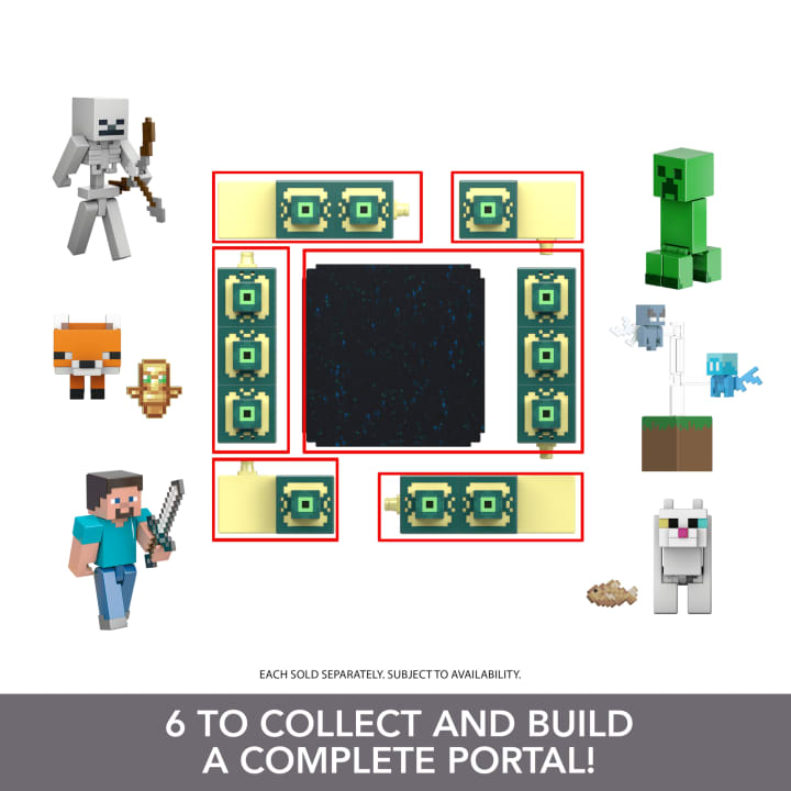 Minecraft Action Figures & Accessories Collection