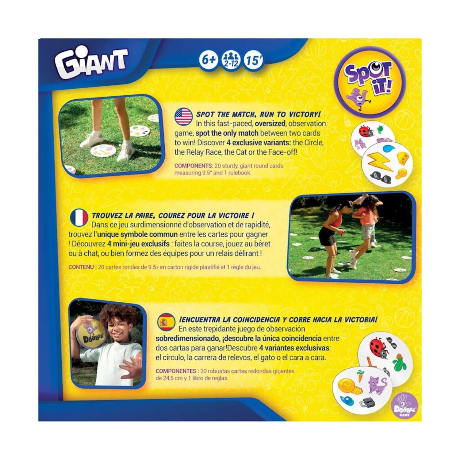 Spot IT Giant ML Game