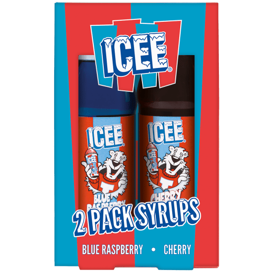 Icee Blue Raspberry and Cherry Syrup Gift
