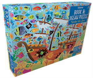 100 Piece Under The Sea Book & Jigsaw Puzzle