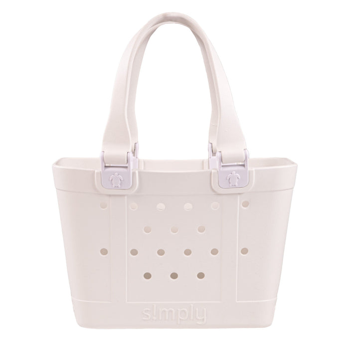 Small White Simply Southern Tote Bag