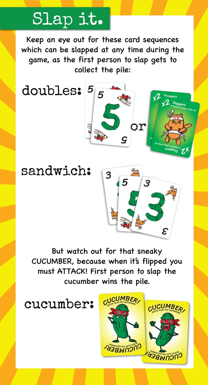 Ninja Cat Cucumber ATTACK! Game