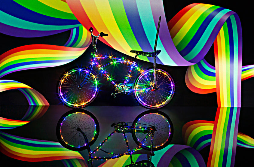 Rainbow Bike LED Wheel Bundle