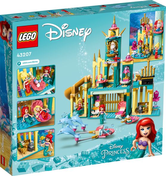 LEGO 43207  Ariel's Underwater Palace V39  Disney Princess