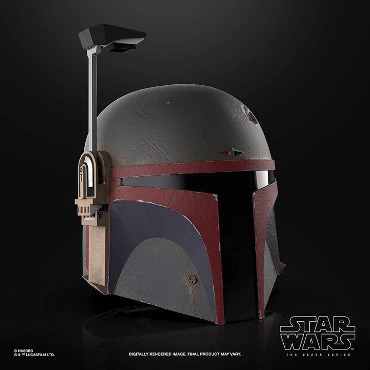 Boba Fett Black Mandalorian Helmet