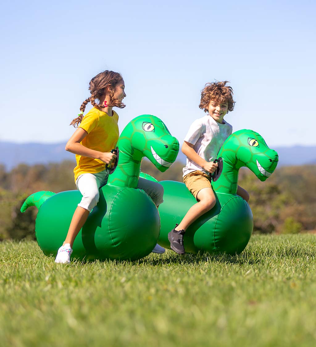 Hop 'n Go Jump Inflatable Dinosaur Set of 2