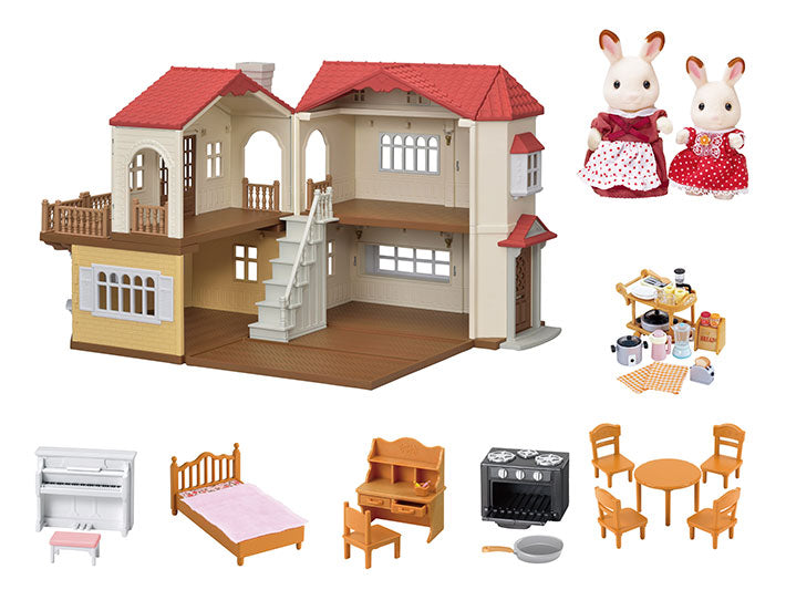 Calico Critters Red Roof Country Home Gift Set — Learning Express