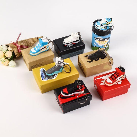 Mini Shoe Keychain with Shoebox